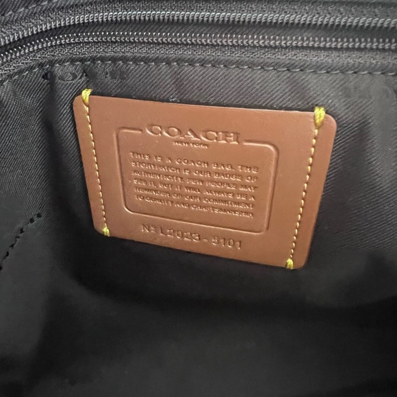 Coach Nylon Cargo Tote Navy Blue - Picture 8 of 11